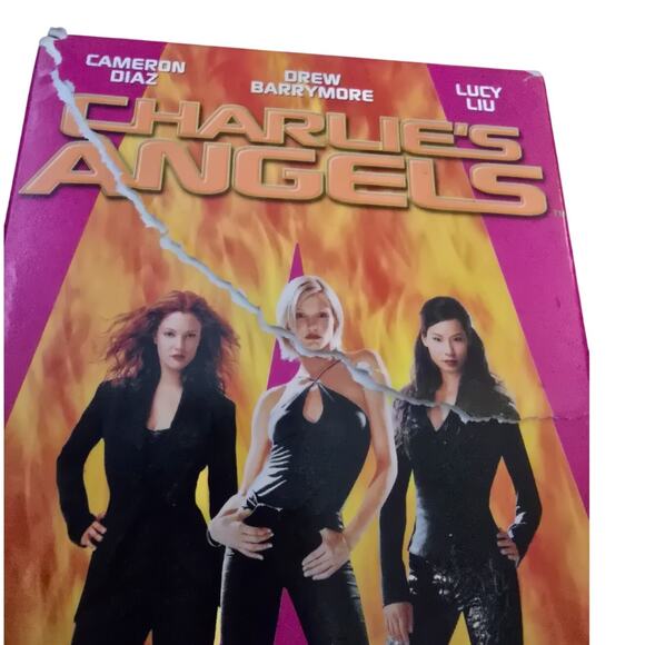 Charlie's Angels VHS VCR Video Tape MovieDrew Barrymore, Bill Murray‎ Used - Picture 2 of 6